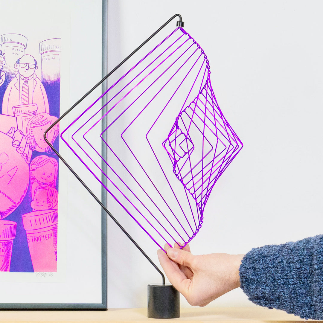 KINETRIKA SQUARE WAVE HORIZON モビール Square Wave | The Mesmerizing Kinetic Spinner | Kinetrika
